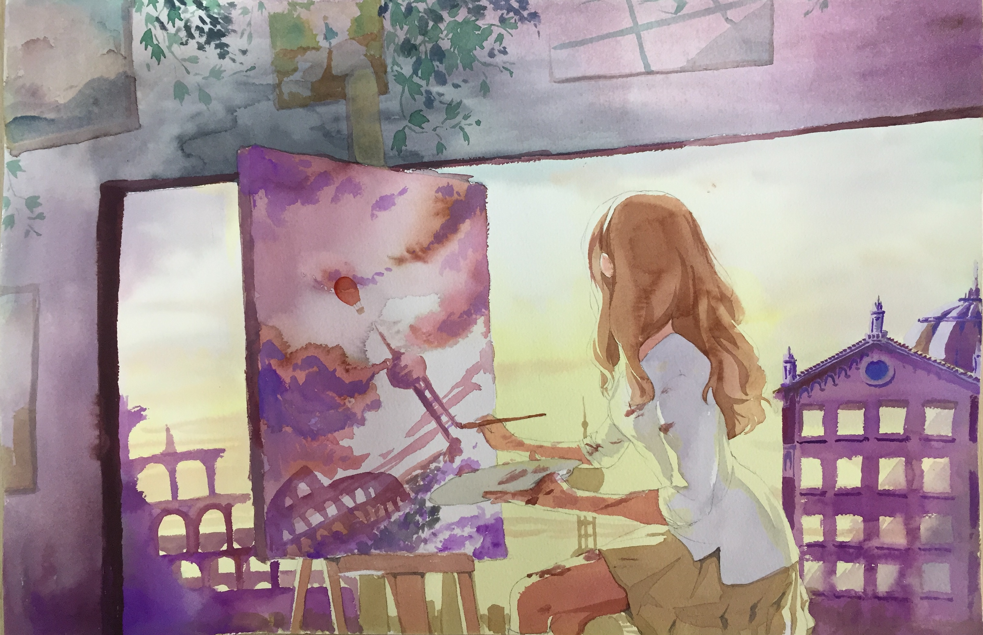 《画笔上的一带一路 》孟怡丹