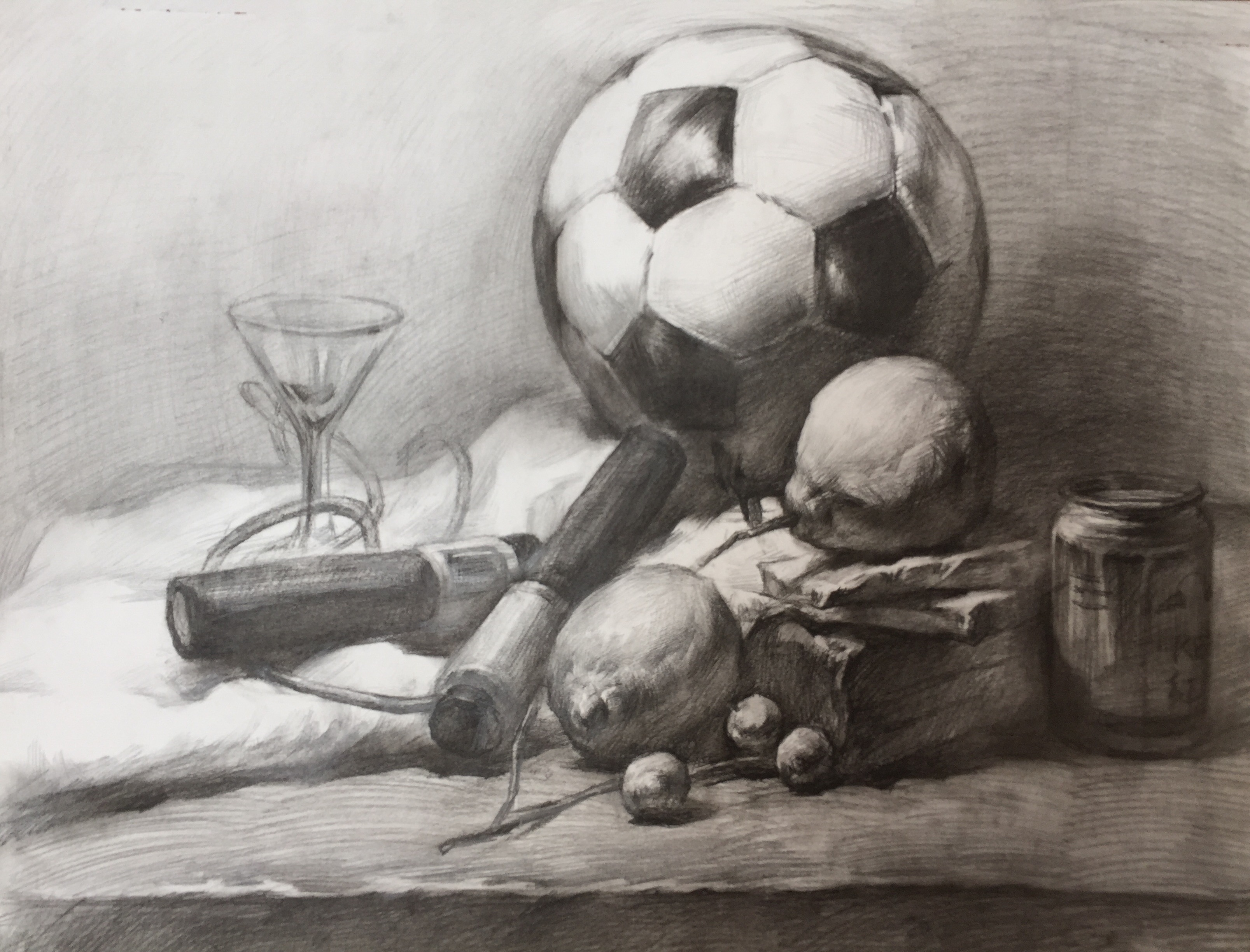 《静物素描》 朱祉彦